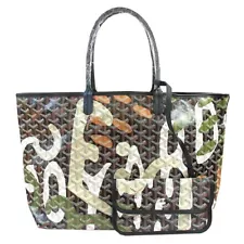 Goyard Saint Louis PM Tote Bag Lettres Camouflage Khaki Limited New