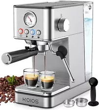 Espresso Machines, Upgraded 1200W Espresso Maker with Foaming Steam Wand, 20 ...