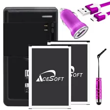 Portable Durable AceSoft 6 Accessory bundle f Virgin Mobile LG VOLT LS740 Phone