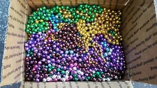 Huge Lot of Mardi Gras Beads from South Louisiana parades 80 beads 10 pounds