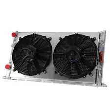 SPAWON Radiator + Fan Shroud For 1994-1998 Volkswagen Golf GTI VR6 Jetta V6 MT