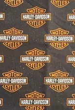 Harley Davidson Motor Cycles Print | 100% Cotton Fabric