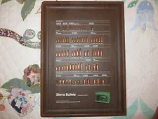 Vintage Sierra Bullet Board Display Sign Missing One
