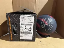 NEW 12LB HAMMER BLACK WIDOW DOMINATION BOWLING BALL 170G