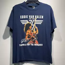 GILDAN EDDIE VAN HAN HALEN THANS FOR THE MEMORIES T-SHIRT