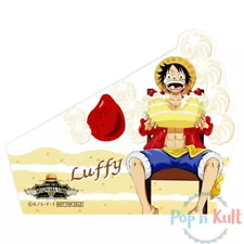 One Piece Mugiwara Store Luffy Bookmark Deco Strawberry Cake Not For Sale VGC