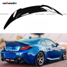 V Style Highkick Gloss Black Trunk Spoiler For 2022-2024 Subaru Brz Toyota Gr 86