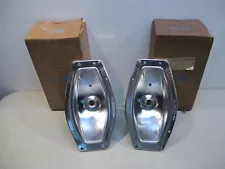 NOS 1965 FORD STATION WAGON COUNTRY SQUIRE RANCH WAGON TAIL LIGHT HOUSINGS (For: 1965 Ford)