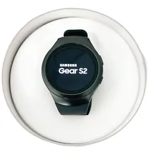 Samsung Gear S2 SM-R730V Verizon 4G Wireless Watch with Large Band - Dark Gray