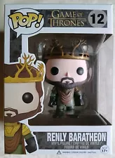 Game of Thrones Funko Pop Renly Baratheon #12 Vaulted N/Mint Condition Authentic