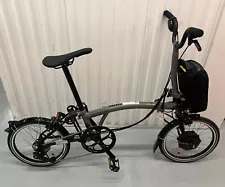 brompton folding bike, e bike, electronic, battery included, new, mint condition