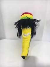 Rasta Banana Plush Impact Merchandise Jamaican Smiling Banana With Dreads 17"