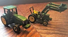 JOHN DEERE TRACTOR 8210 & JOHN DEERE FRONT LOADER 640