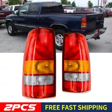 Tail Lights Brake Lamps for 1999-2002 Chevy Silverado 1500 2500 99-03 GMC Sierra