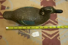 #1) OLD TEAL DUCK DECOY GUNDELFINGER