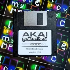 Akai MPC 2000XL Operating System OS V1.20 (Latest Version) Floppy Disk