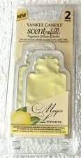 New Yankee Candle 2-Pack Meyer Lemon Scent Refill for Scent Light & Scent Plug