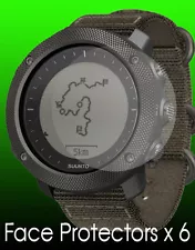 Suunto Traverse Alpha watch face protectors x 6 ... WATCH NOT INCLUDED