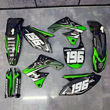 Plastics + Graphics Kawasaki KX250F 2009 2010 2011 2012 (For: 2009 KX250F)