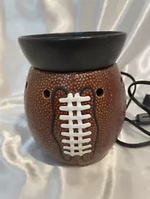 Scentsy Football Game Day Warmer Brown Black Retired HTF Full Size RARE 2010