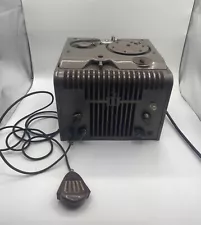 Webster Chicago Wire Recorder W/ Microphone Model 181-41R R.M.A 375 Vintage 1939