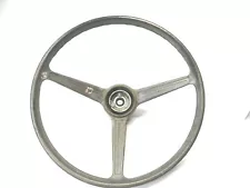 VINTAGE AMC BROWN STEERING WHEEL 1967 AMC AMBASSADOR -CRACKING SEE PHOTOS-