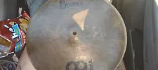 Cymbals 14in brass used but in excellent shape also 15% cheaper than at store