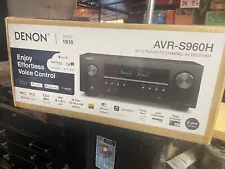 Denon AVR-S960H 7.2-Channel 4K AV Receiver - Black