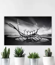 Iceland art of The Sun Voyager | Reykjavik Prints, Icelandic fine art for Sale .