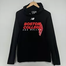 BOSTON COLLEGE Shirt Mens S New Balance BC FOR WELLES Red Bandana Hoodie Black