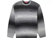 Supreme Gradient Stripe Sweater Black SZ XL