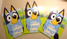 2024 " BLUEY & THE HEELERS " STAMP COLLECTION FOLDERS X 3 - NEAT !