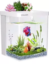 Smart Aquarium kit 1.5 Gallon self Cleaning, Supports Betta Fish Tank