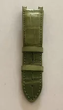 Genuine Cartier Pasha 20/18mm Green Leather Watch Strap Band