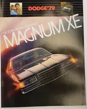 1979 Dodge Magnum XE Dealership Sales Brochure Original Vintage OEM Americana