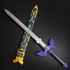 37" Legend Of Zelda Foam Master Sword with Plastic Scabbard for Cosplay