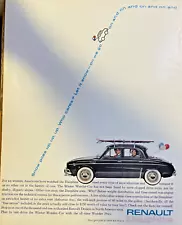 Vintage Magazine Advertisement 1961 Renault Dauphine