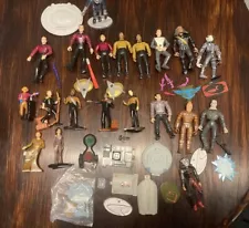 Vintage Star Trek Generations Collectible Figures By Various Makers Lot