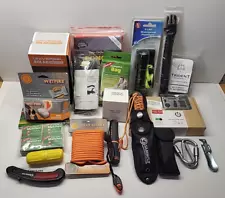 Lot of Survival Bushcraft Wilderness Hiking & Camping Gear & Survival Knife (#1)