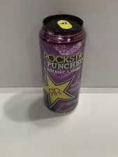 Rockstar Energy Punched Tropical Guava Bottom EMPTY 16oz Collectors Can Flaws