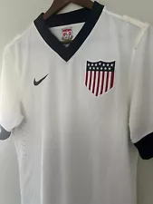 USMNT Player Jersey USA Nike 2013 Soccer Centennial Jersey White Mens Size Large