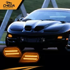 LED Turn Signal Lights Lamp Fit For 1998-2002 Pontiac Firebird Trans Am Formula