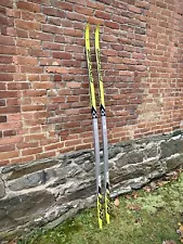 FISCHER RCS Classic Plus Racing XC Nordic Skis 197cm Soft Cross Country NOS