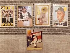 Roberto Clemente 5 Card Baseball Card Lot