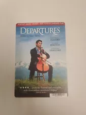 Departures BLOCKBUSTER DVD BACKER CARD ONLY 5.5"X8"