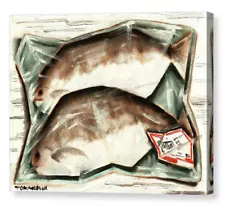 Frozen Fish Artwork Fisherman Gift Fishing Wall Art For Sale By Artist Tommervik