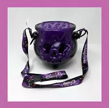 Halloween Disney Parks Cauldron Snow White Purple Poison Skull Popcorn Bucket