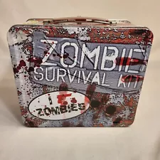 Zombie Survival Kit Metal Lunchbox From Hot Topic