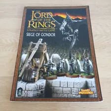 Lord Of The Rings: The Siege Of Gondor Strategy Battle Game Guide Games Workshop