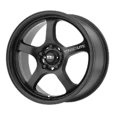 Motegi 18x8 Wheel Satin Black MR131 5x100 +45mm Aluminum Rim (For: 2003 WRX)